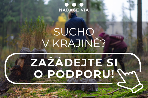 nadace-via.cz_sucho-v-krajine Nadace Via – sucho v krajině, zažádejte si o podporu